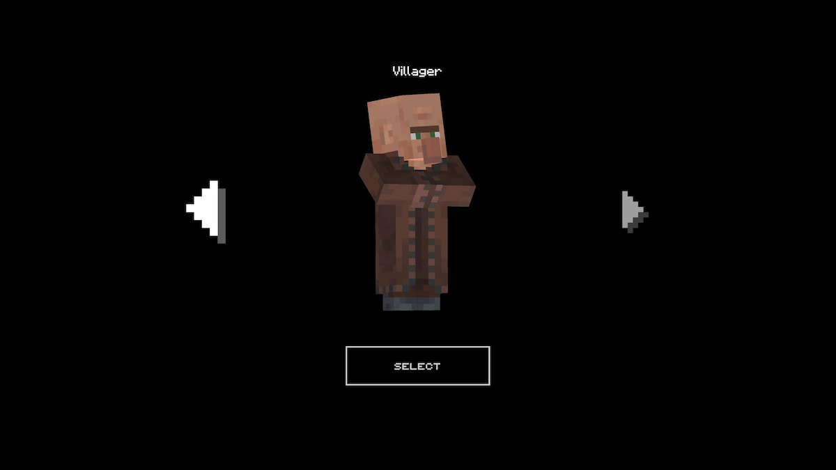 Villager skin in A Minecraft Movie DLC