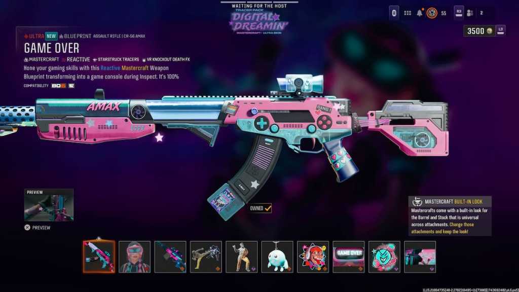 Game Over blueprint for the AMAX in BO6 and Warzone