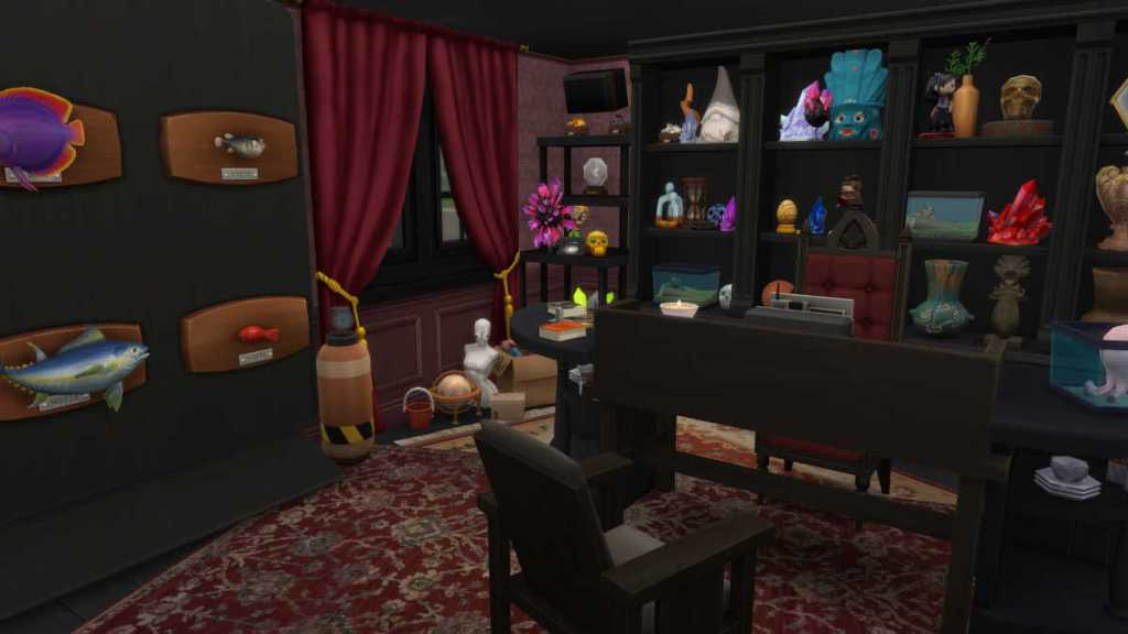 A Junk Store created in The Sims 4: Businesses and Hobbies
