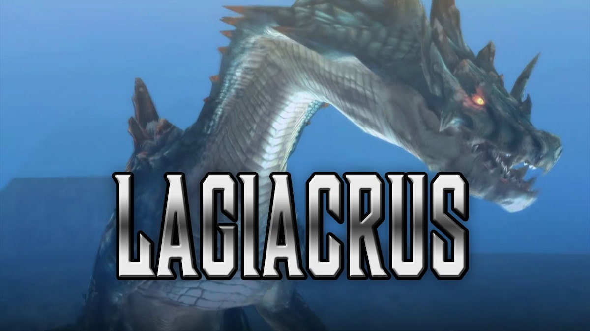 Lagiacrus underwater in Monster Hunter Trio