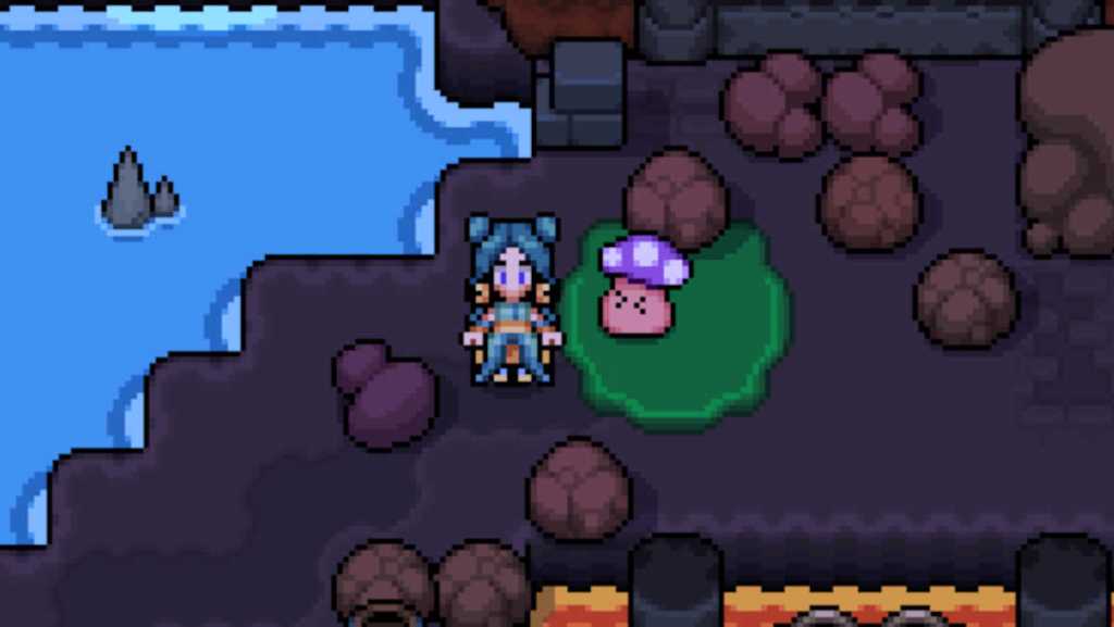 Purple Mushroom in Fields of Mistria