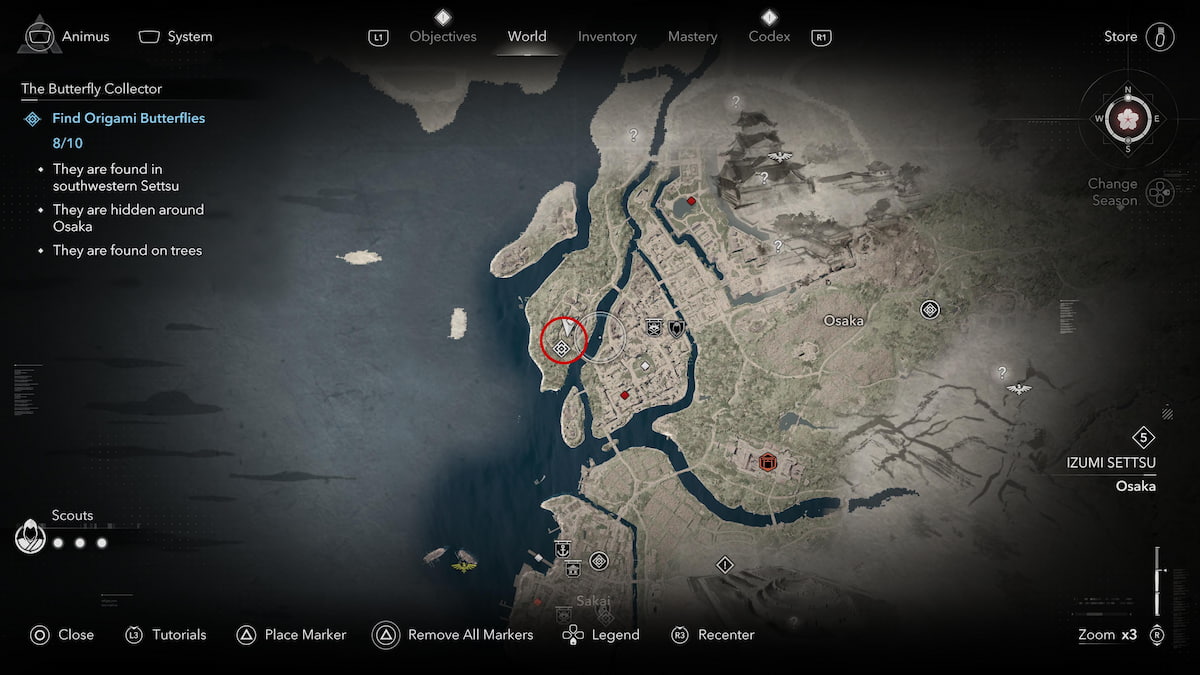 Mucho quest location in Osaka