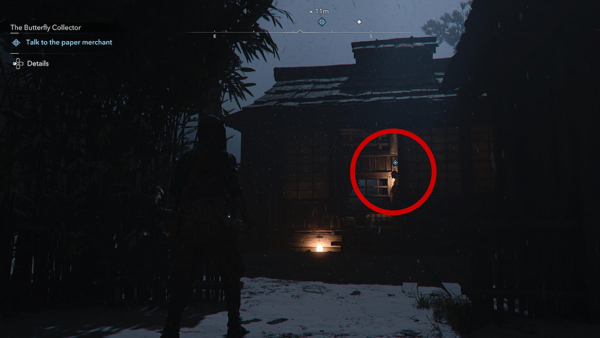 Paper Merchant inside building