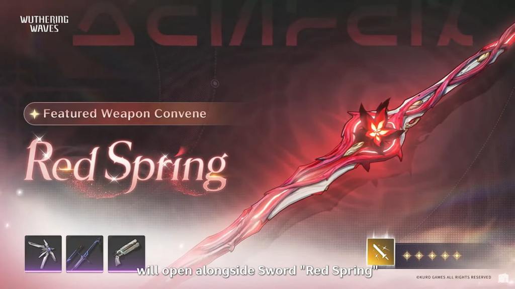 Red Spring is in the first half.