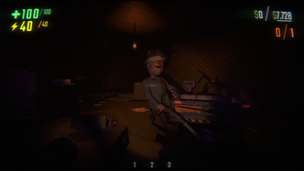 R.E.P.O in-game screenshot of the Huntsman monster.