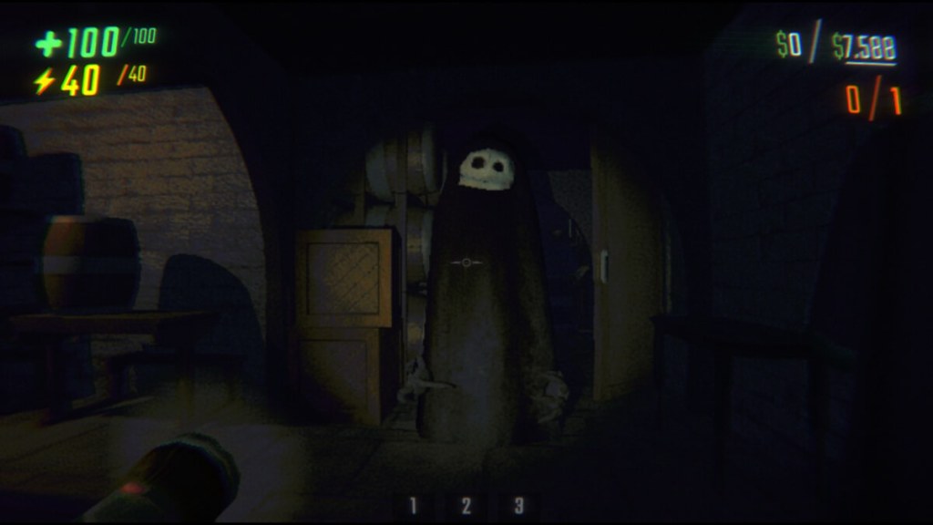 R.E.P.O in-game screenshot of the Robe monster.