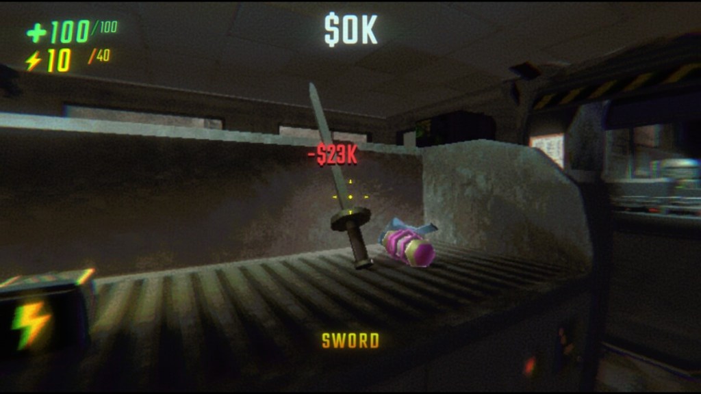 R.E.P.O screenshot of a Sword in the shop.