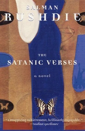 The Satanic Verses - Salman Rushdie book cover.
