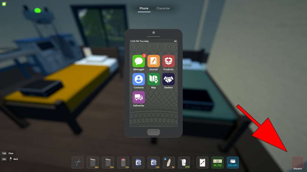 Schedule 1 discard option