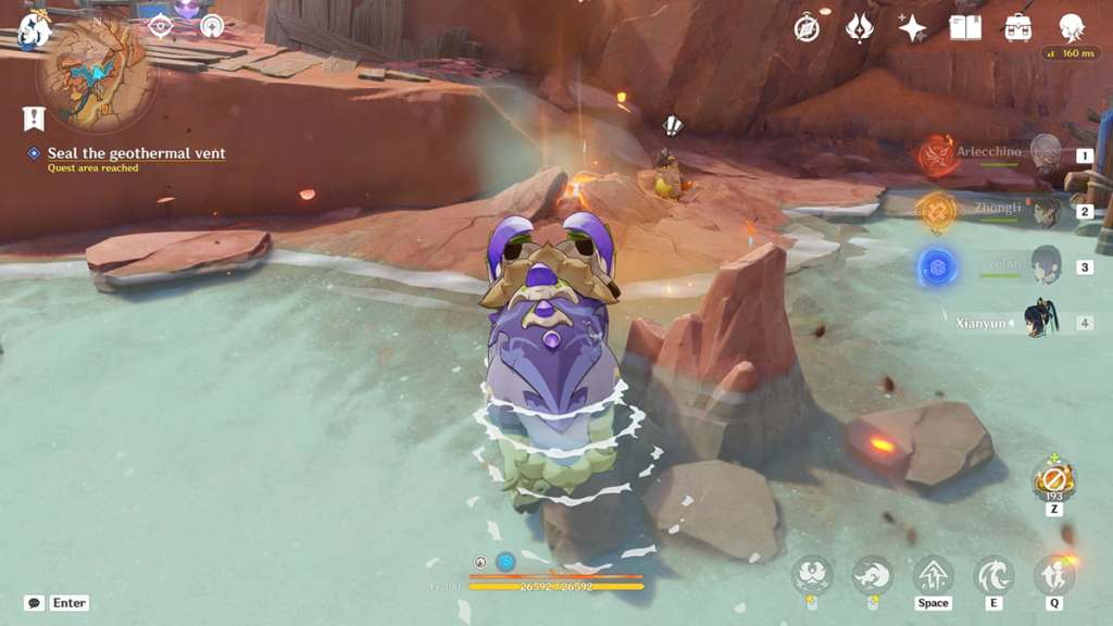 second geothermal vent