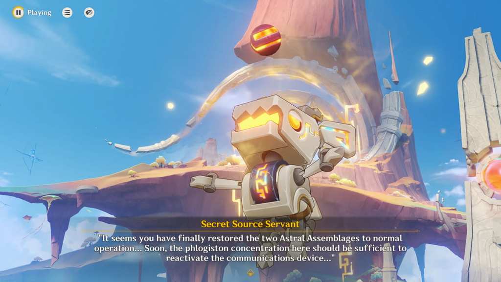 secret source servant talking