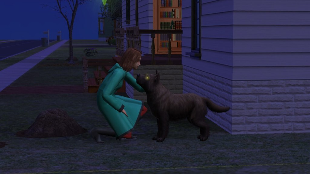 Sims 2 screenshot of the Leader of the Pack NPC.