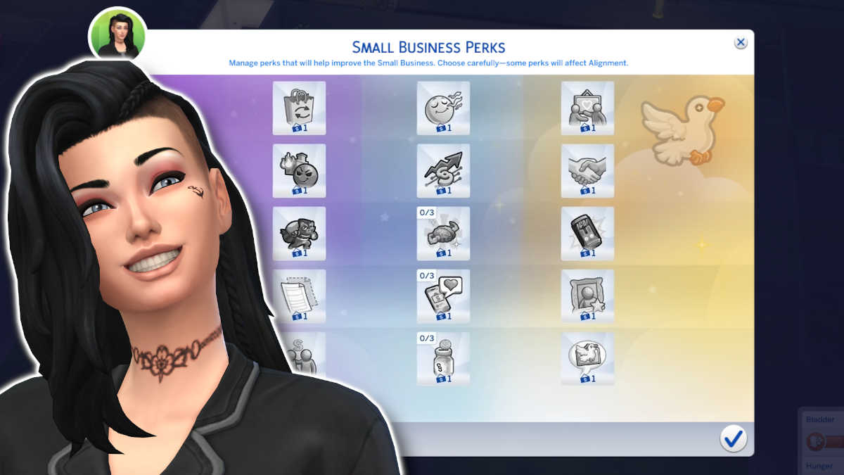 Small Business Perks in The Sims 4