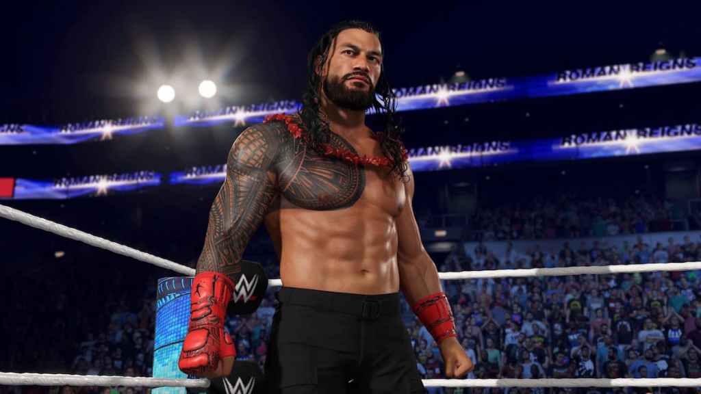 An image of Roman Reigns in WWE 2K25