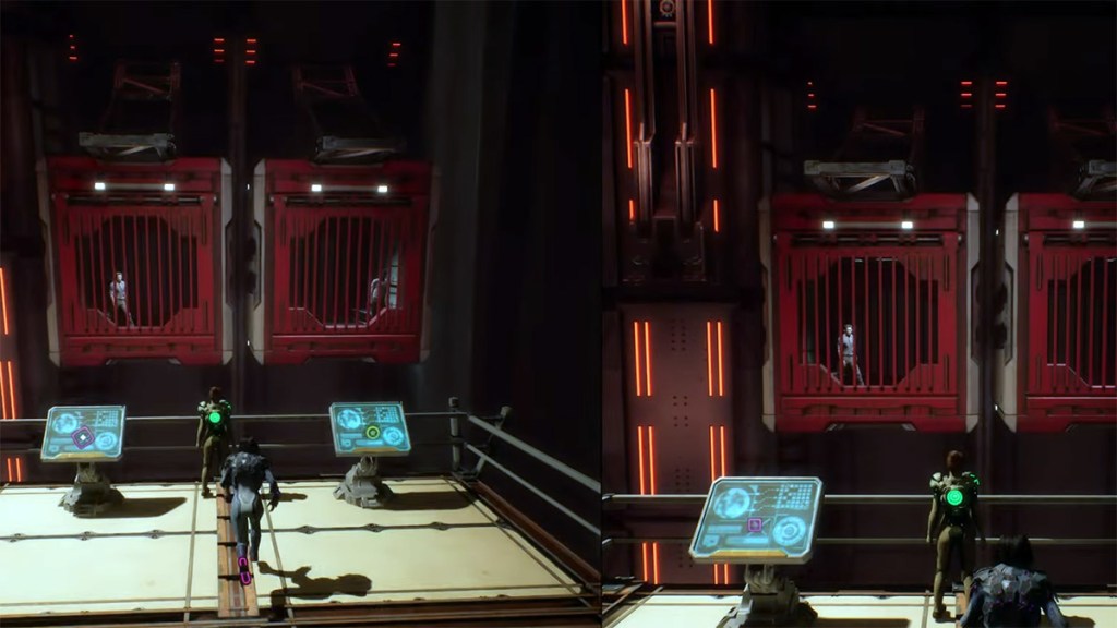 the two cages in Split Fiction