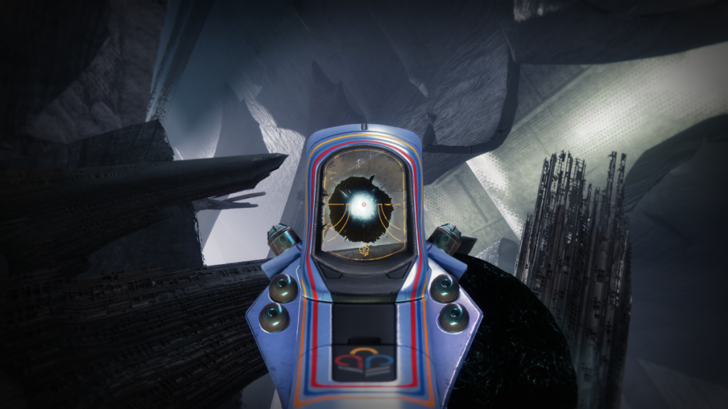 Destiny 2 Guardian aiming Keraunios.