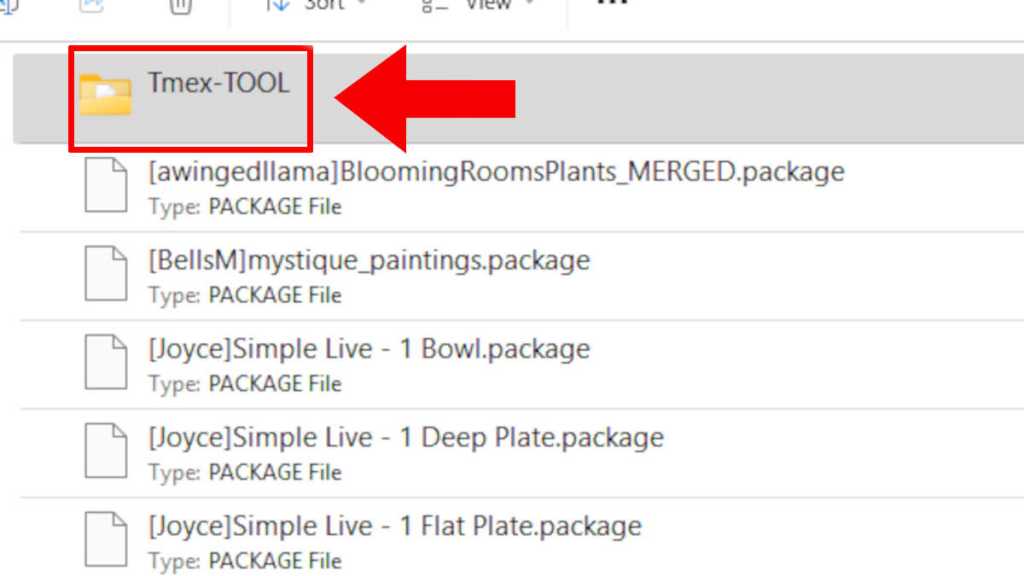 A Mod installed in The Sims 4 Mod folder