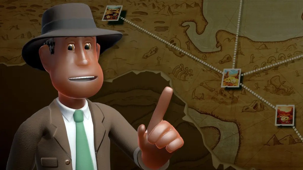 A character closeup from Two Point Museum.