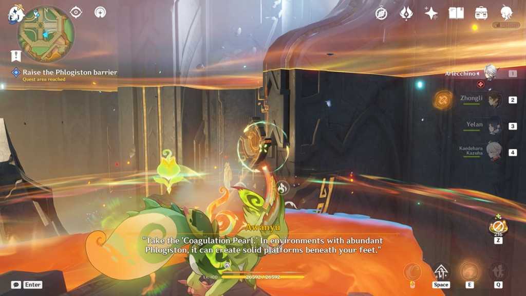 Raising the barrier using coagulation pearl