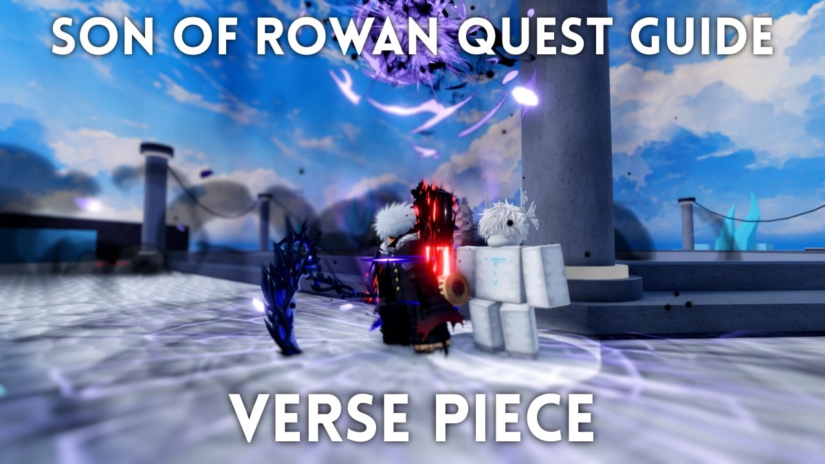 A player posing with the Rowan sword in Verse Piece