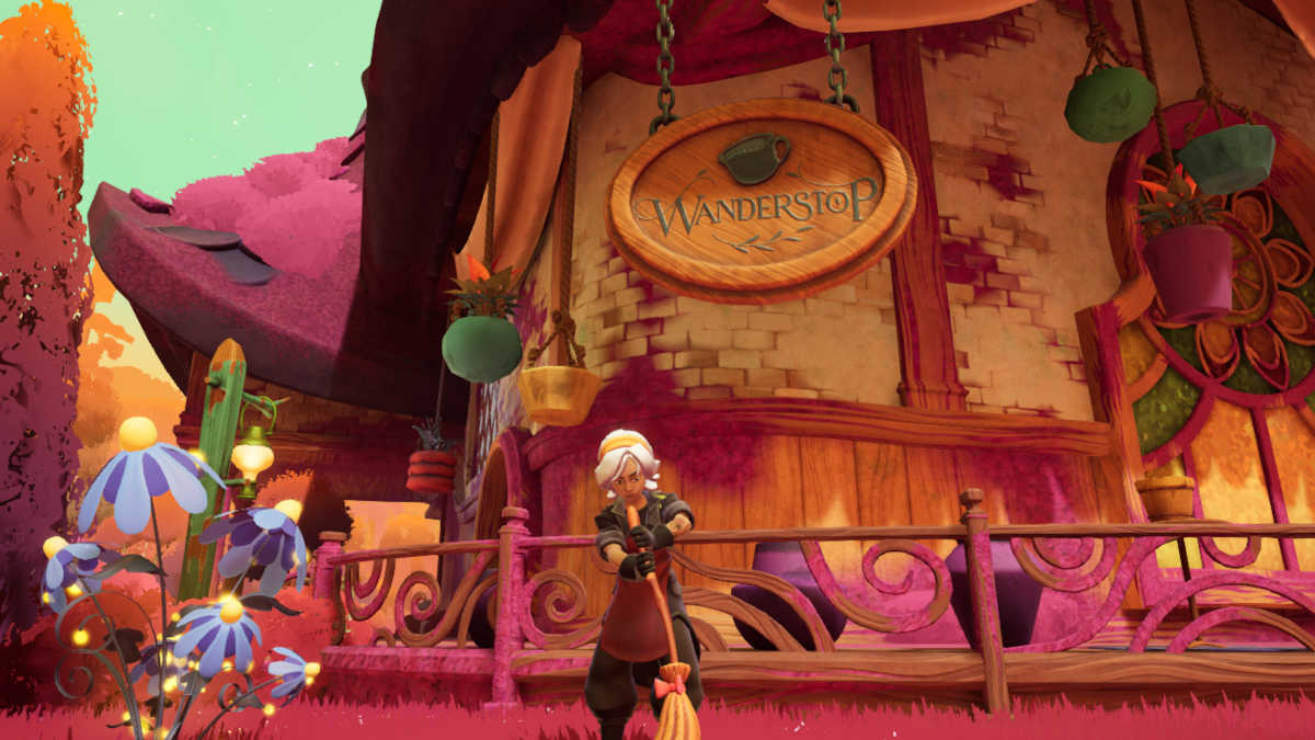 The outside of the Wanderstop tea shop