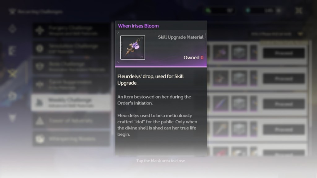 When Irises Bloom is Cantarella's weekly boss material