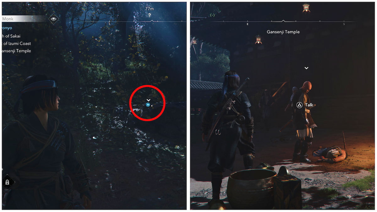 Finding Kyonyo in Gansenji Temple