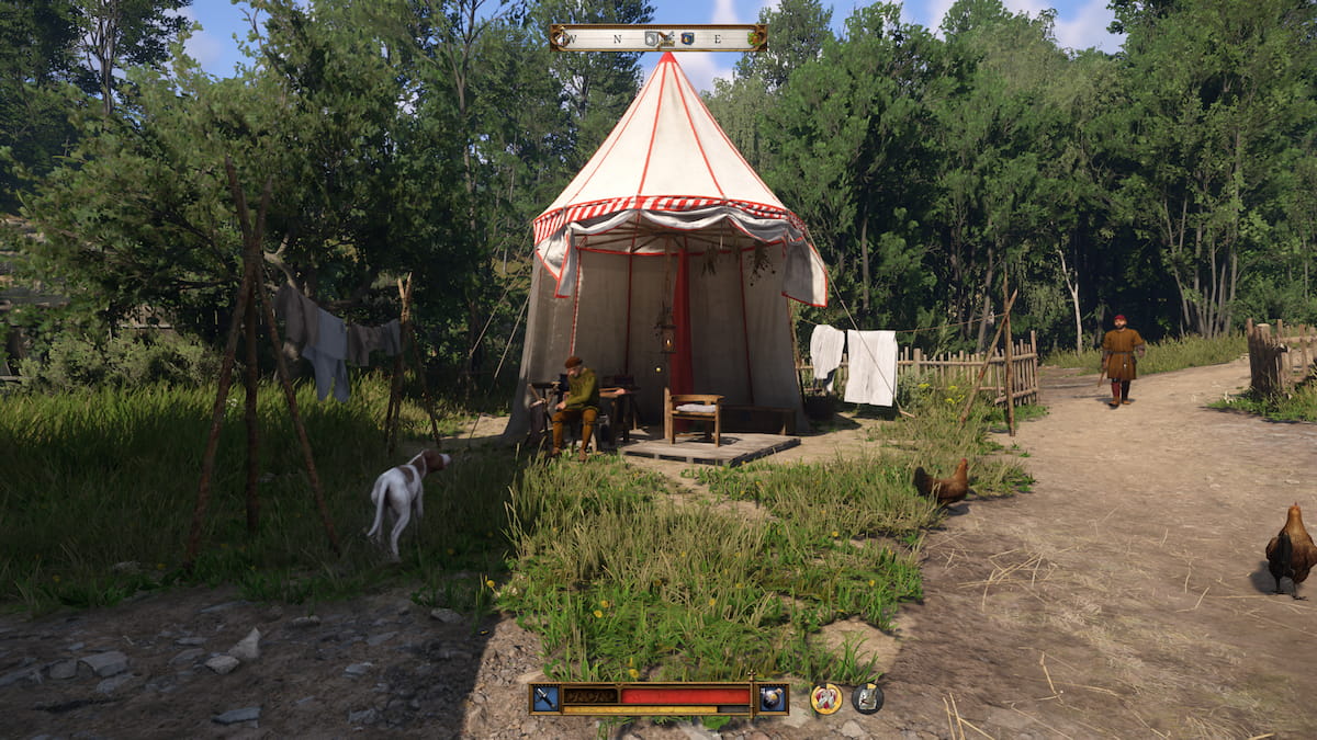 Barber tent in KCD2