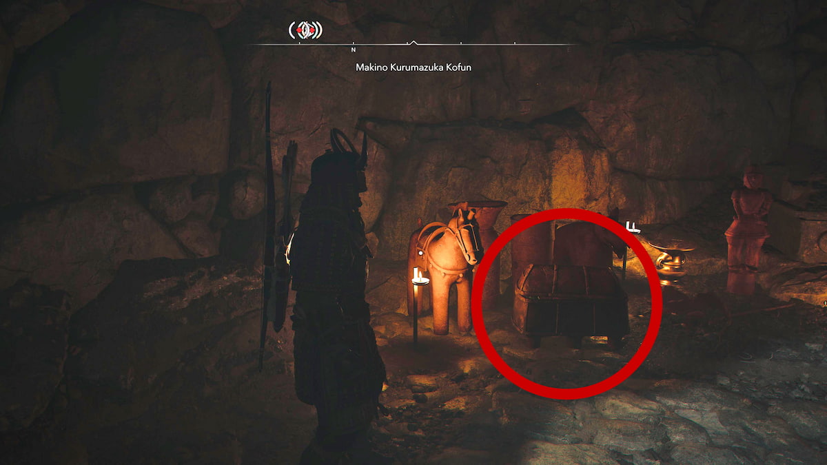 First chest in Kurumazuka Kofun