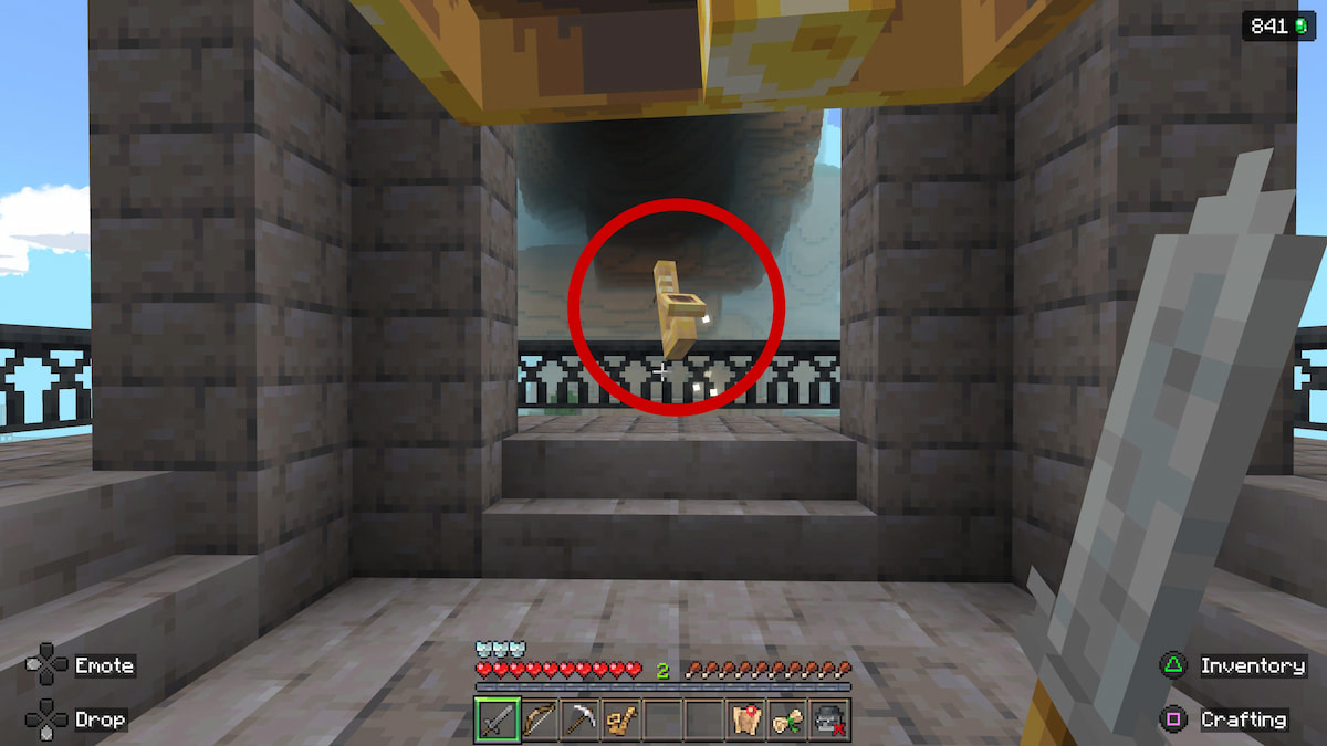 Saxophone location in Minecraft Movie Live Event