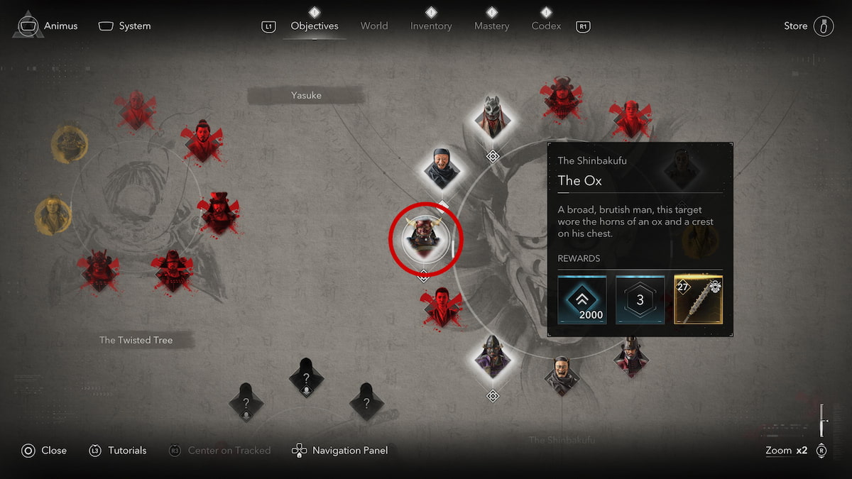 The Ox main quest target