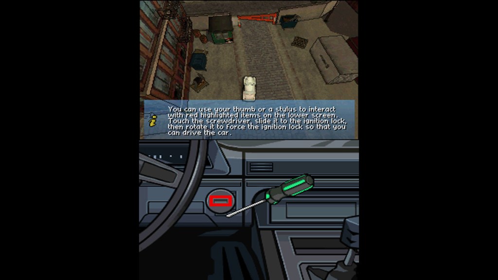 Using a screwdriver to steal a car