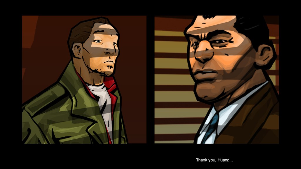 Huang speaking to the boss