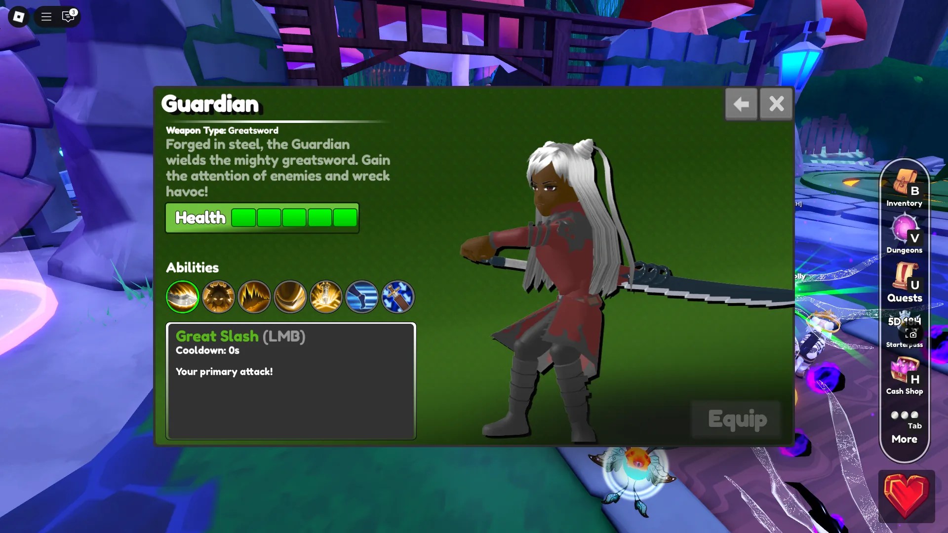 Preview of the Worlord class in the World // Zero Roblox experience