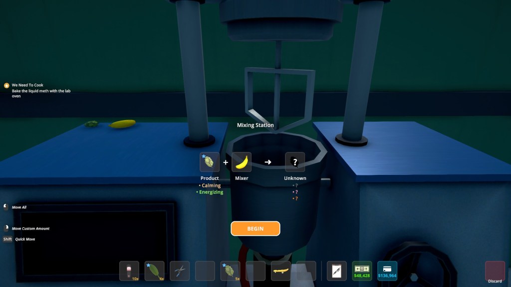 Mixing Station in Schedule 1