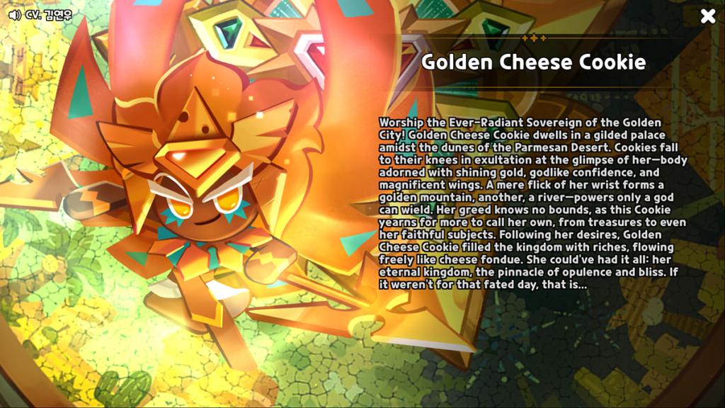 Golden Cheese Cookie's profile.