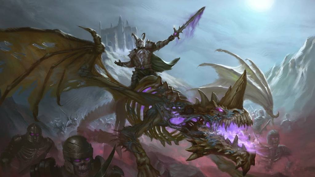 A Death Knight in Dungeons and Dragons