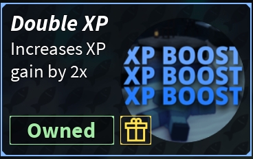 The Fisch Double XP gamepass