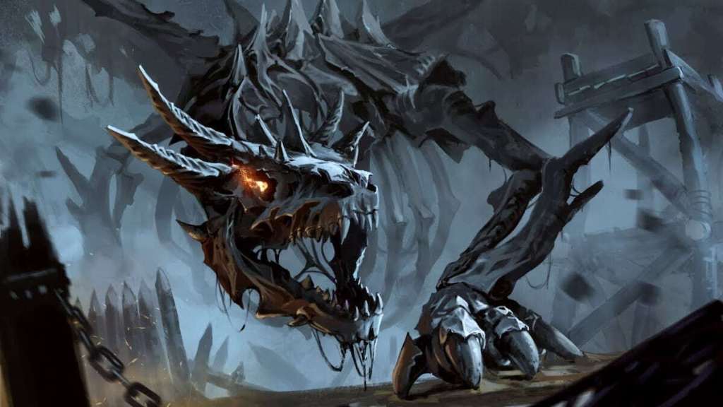 A Dracolich in Dungeons and Dragons