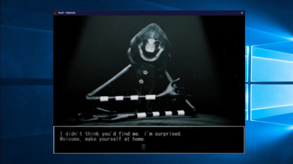 The Marionette in FNAF 1 Remake.