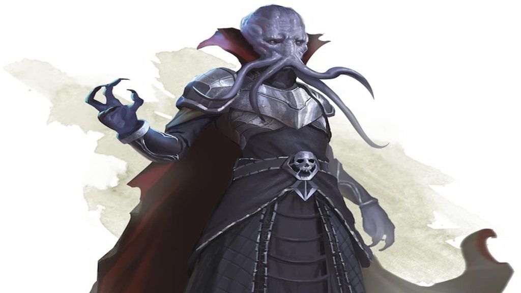 A Mindflayer in Dungeons and Dragons