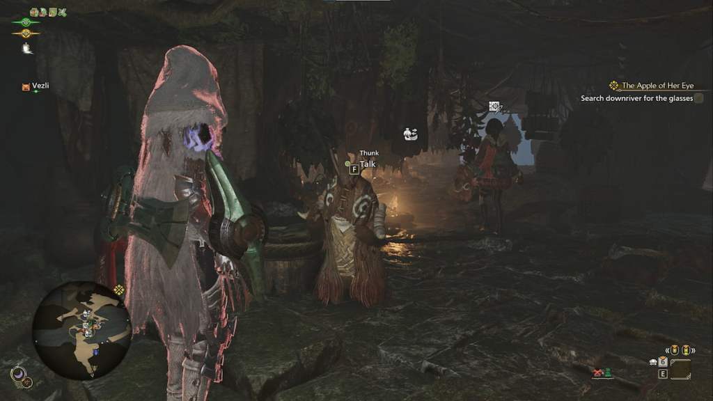 Talking to a Thonk in Monster Hunter Wilds