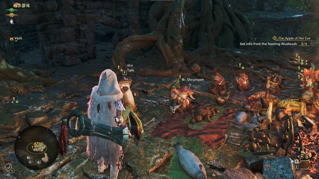 Wudwuds feasting in Monster Hunter Wilds