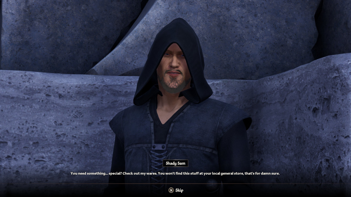Shady Slim in Oblivion Remastered