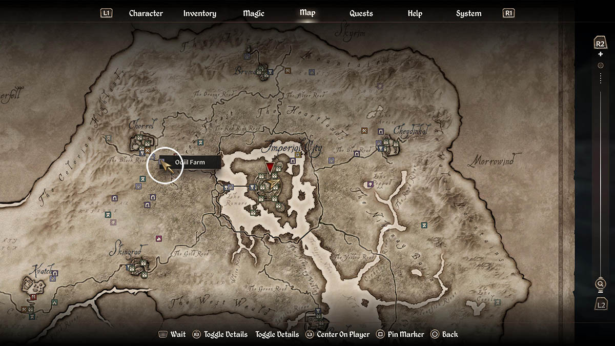 The location on Odiil Farm.