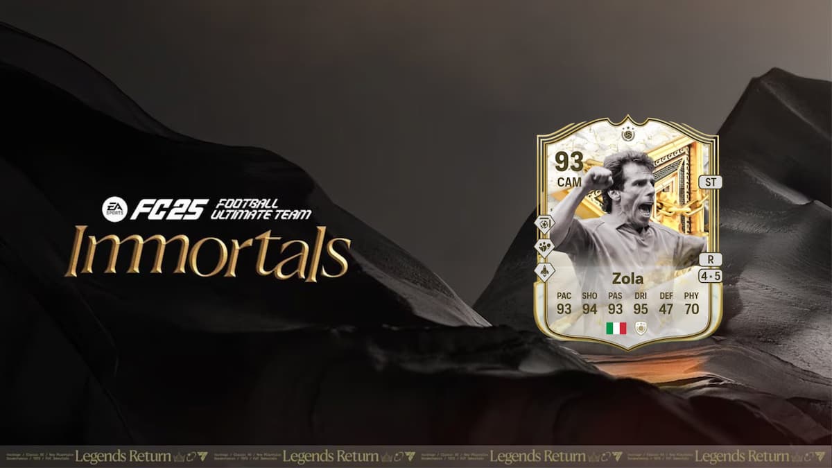 Rewards for the EA FC 25 FUT Immortals Cup
