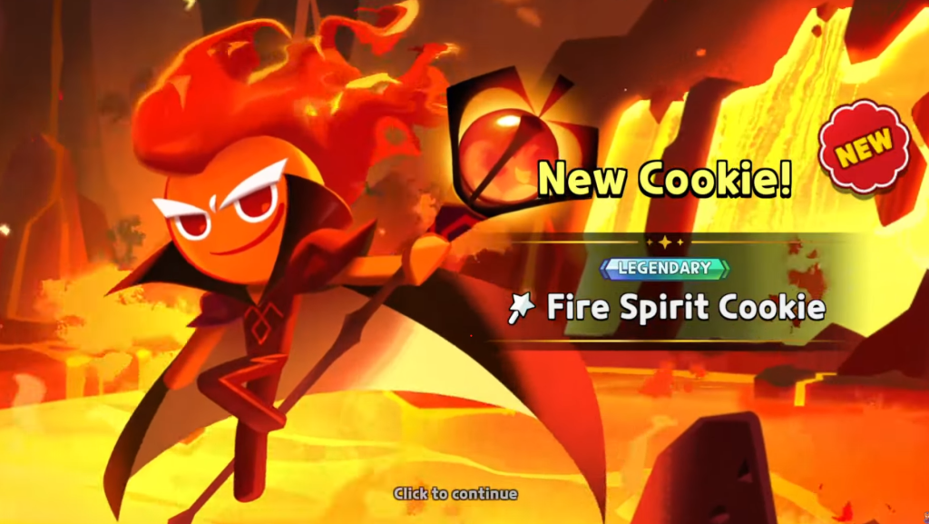 Fire Spirit Cookie in Cookie Run Kingdom