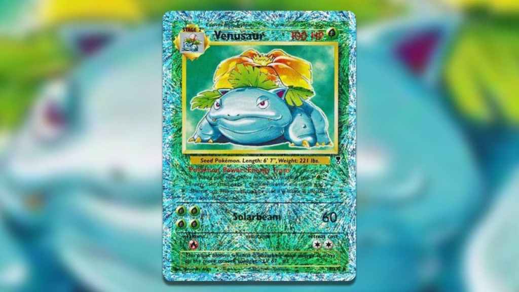 Reverse Holofoil Venusaur (Fireworks) – Legendary Collection card art