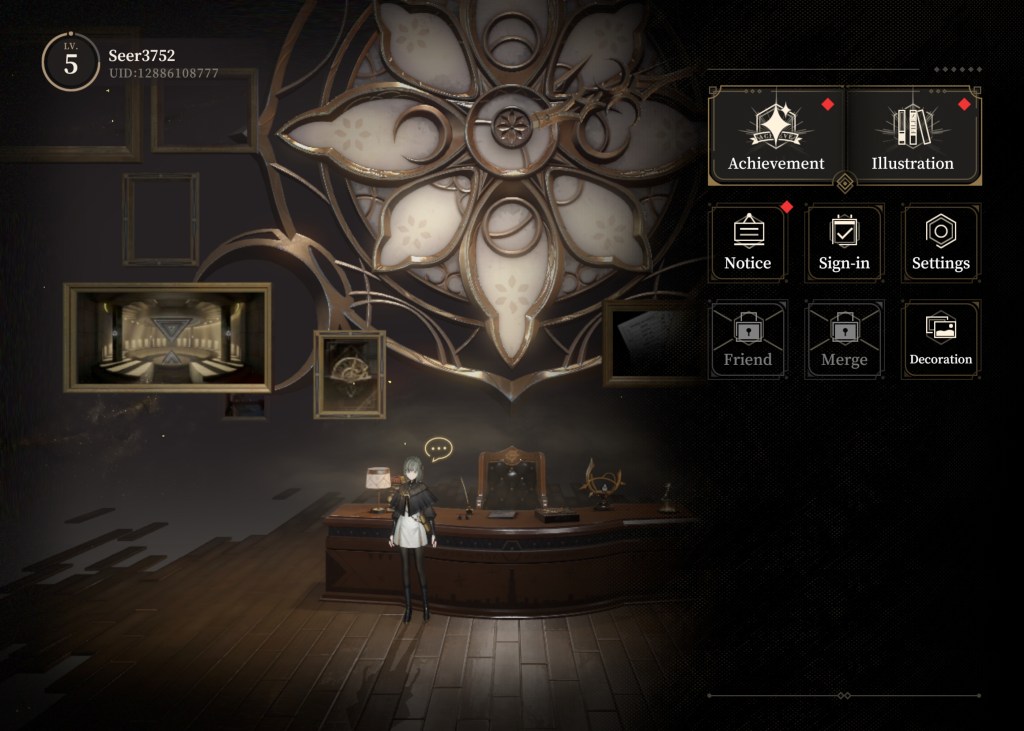 Main Screen in Black Beacon