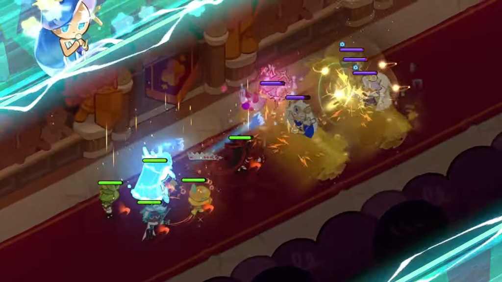 Sea Fairy Cookie's uses her Soaring Compassion skill.